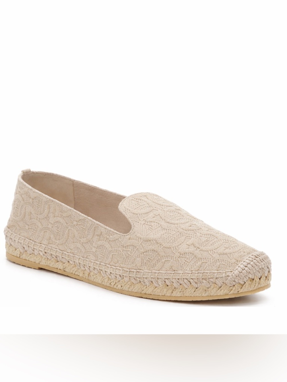 Ferragamo Sue espadrille in sandshell calf skin